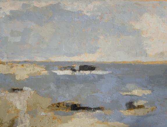 Marine 3 Huile sur toile